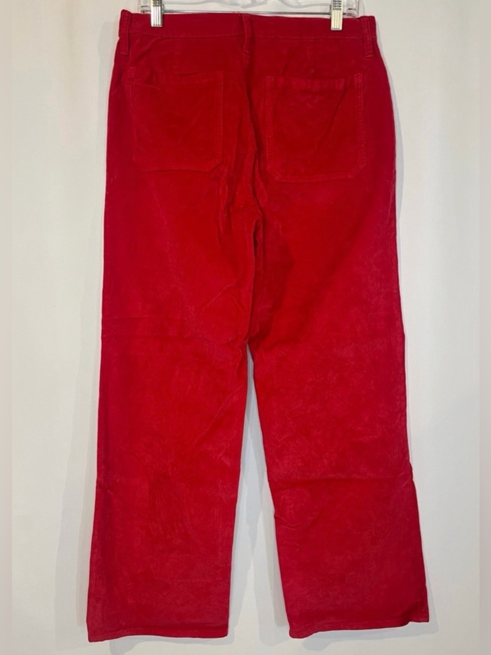 J.Crew NWOT Tall Sailor slim-wide pant in stretch corduroy in red - Picture 7 of 8
